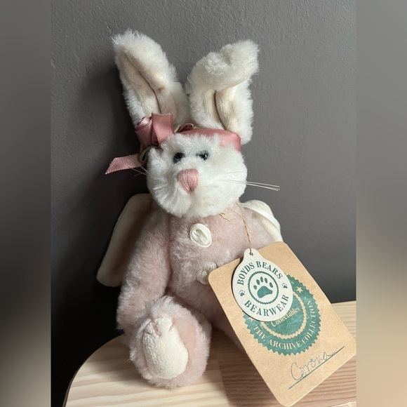VTG Boyds Bears Corona Angel Bunny - Picture 2 of 5